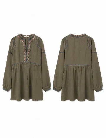 Rochie scurta Pepe Jeans, verde