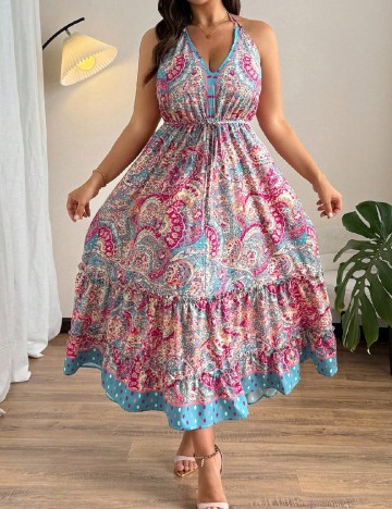 Rochie medie SHEIN CURVE, mix culori