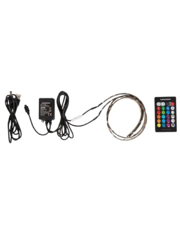 Banda LED 2 x 50 cm, 32 LED-uri Grundig, mix culori