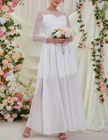 Rochie lunga SHEIN, alb