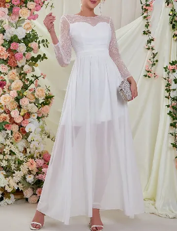 Rochie lunga SHEIN, alb