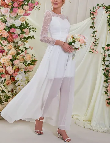 Rochie lunga SHEIN, alb