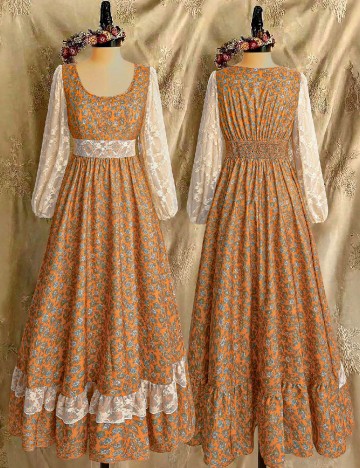 Rochie lunga SHEIN CURVE, portocaliu
