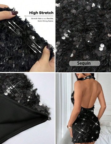 Rochie scurta SHEIN, negru