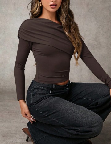 Bluza SHEIN, maro