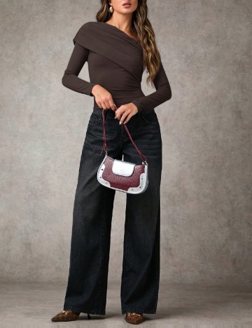 Bluza SHEIN, maro