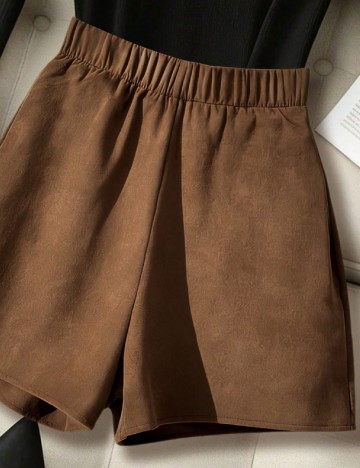 Fusta pantalon SHEIN, maro