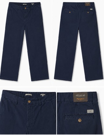 Pantaloni Pepe Jeans, bleumarin