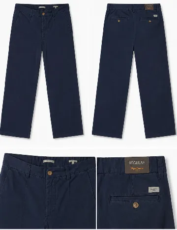 Pantaloni Pepe Jeans, bleumarin