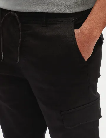 Pantaloni Pepe Jeans, negru