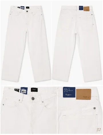 Blugi Pepe Jeans, alb