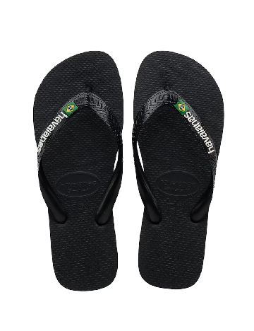 Slapi havaianas, negru