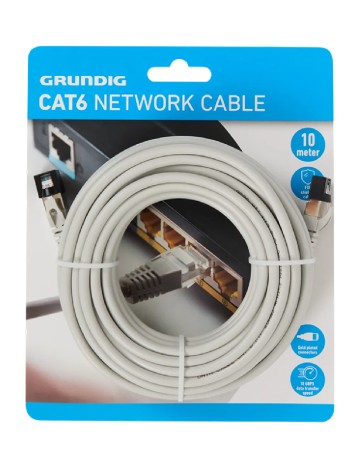 Cablu patch FTP Cat 6 Grundig, gri