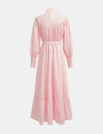 Rochie lunga Ontre, roz
