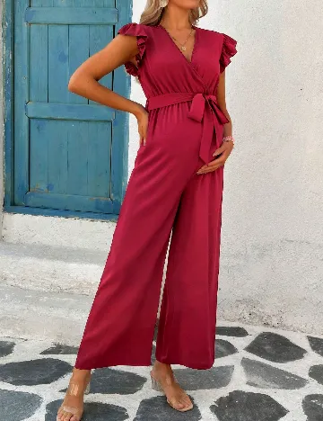 Salopeta SHEIN Maternity, rosu