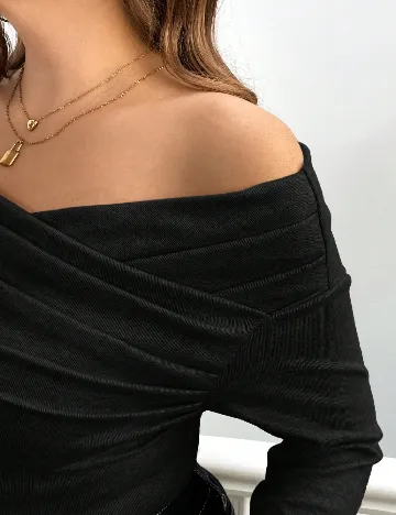 Bluza SHEIN CURVE, negru