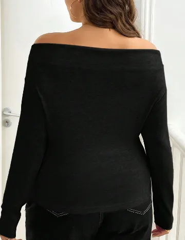 Bluza SHEIN CURVE, negru