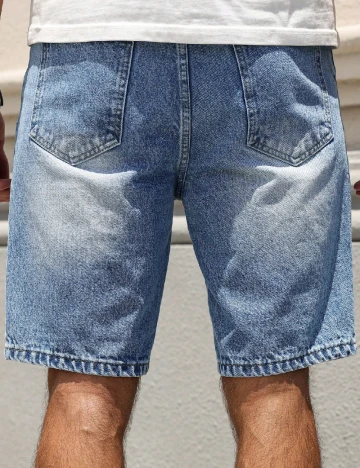 Pantaloni scurti SHEIN, albastru