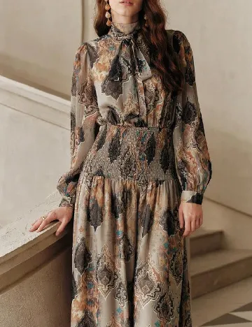 Rochie lunga Savoree, maro