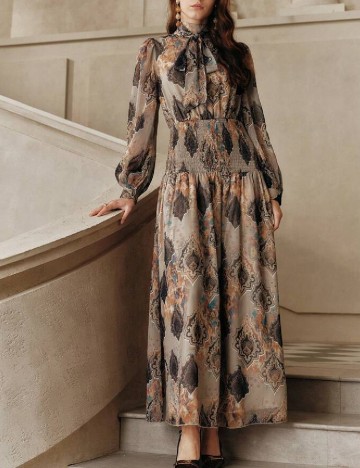 Rochie lunga Savoree, maro