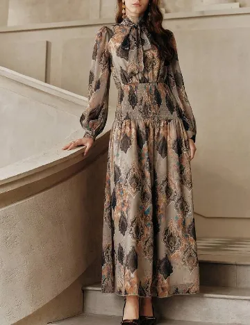 Rochie lunga Savoree, maro