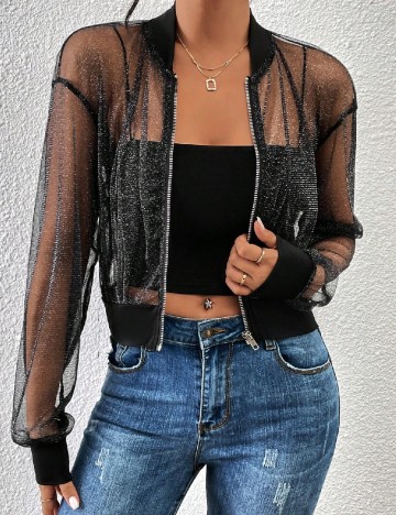 Bluza SHEIN, negru