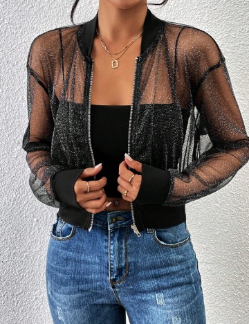 Bluza SHEIN, negru