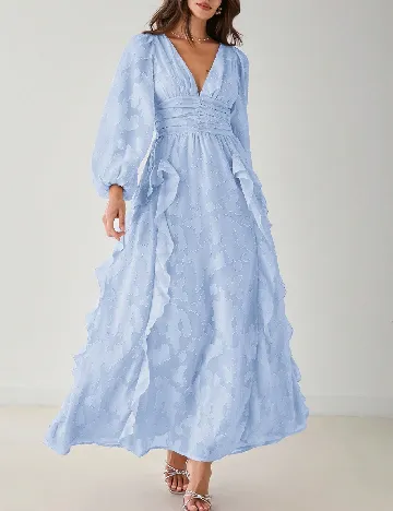 Rochie lunga SHEIN, albastru
