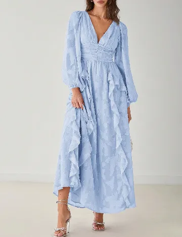 Rochie lunga SHEIN, albastru
