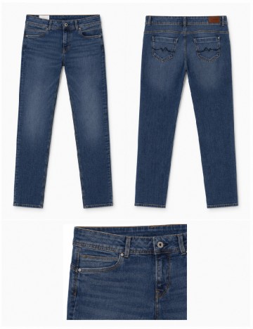 Blugi Pepe Jeans, albastru