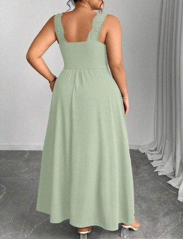 Rochie lunga SHEIN CURVE, verde