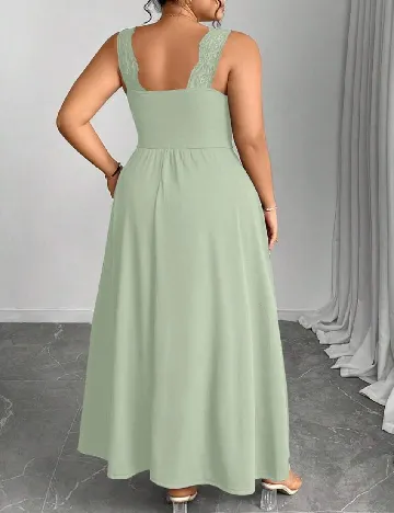 Rochie lunga SHEIN CURVE, verde