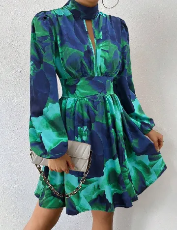 Rochie scurta SHEIN, turcoaz