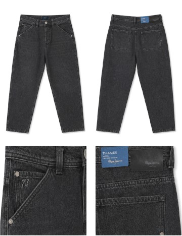 Blugi Pepe Jeans, gri inchis