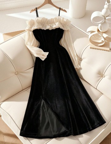 Rochie lunga SHEIN, negru