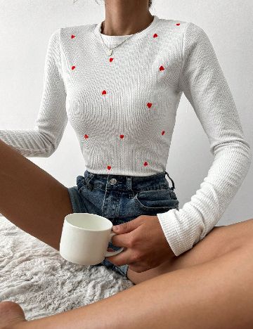 Bluza SHEIN, alb