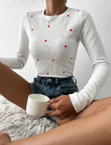 Bluza SHEIN, alb