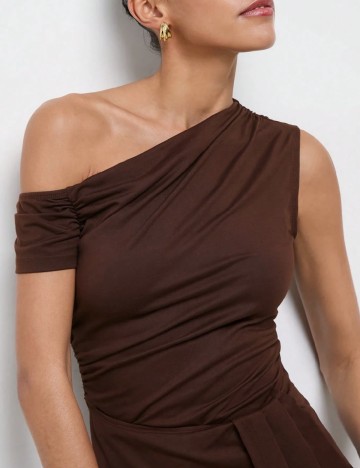 Rochie medie SHEIN, maro