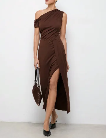 Rochie medie SHEIN, maro