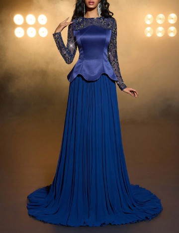 Rochie lunga SHEIN, albastru