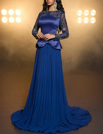 Rochie lunga SHEIN, albastru