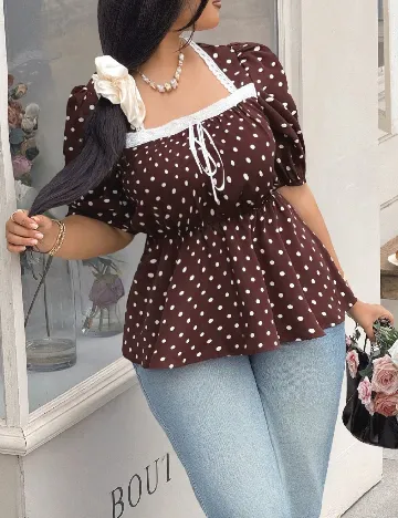 Top SHEIN CURVE, maro