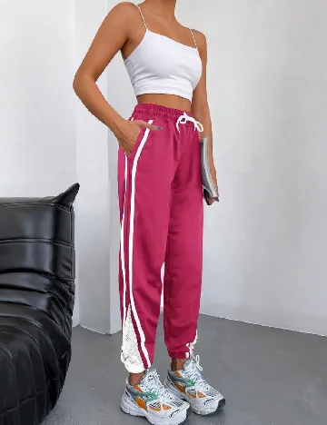 Pantaloni SHEIN, roz
