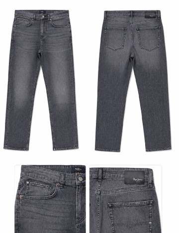 Blugi Pepe Jeans, gri inchis