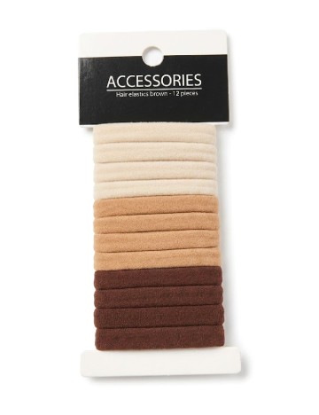 Set elastice de par ACTION, maro