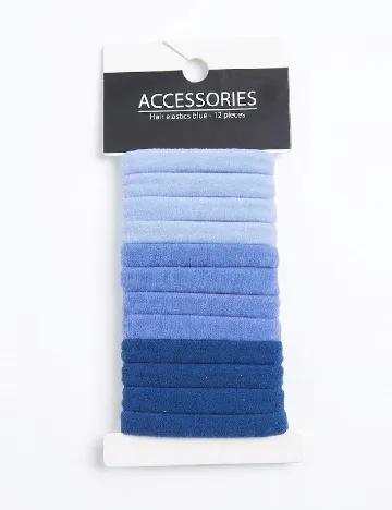 Set elastice de par ACTION, albastru