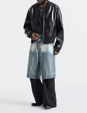 Pantaloni scurti Neon Blanc, albastru