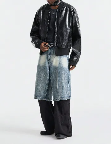 Pantaloni scurti Neon Blanc, albastru