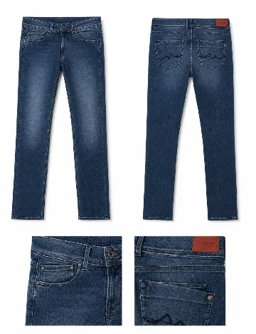 Blugi Pepe Jeans, albastru