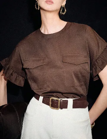 Bluza SHEIN, maro inchis